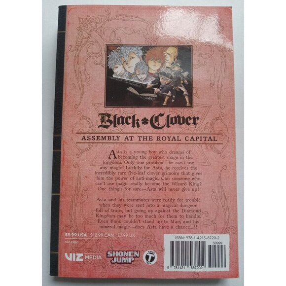 Black Clover Vol. 3 Manga Comic Book by Yūki Tabata (G+) English - Picture 2 of 3